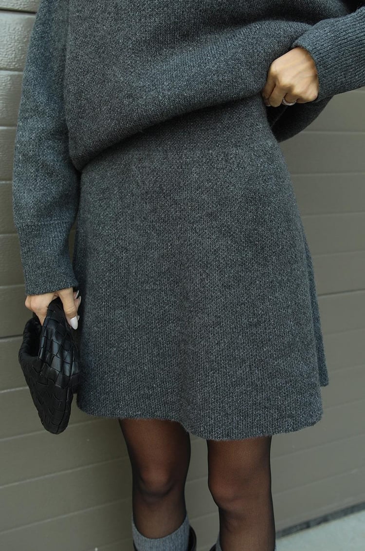 Elsie | Knitted Set (Top + Skirt)