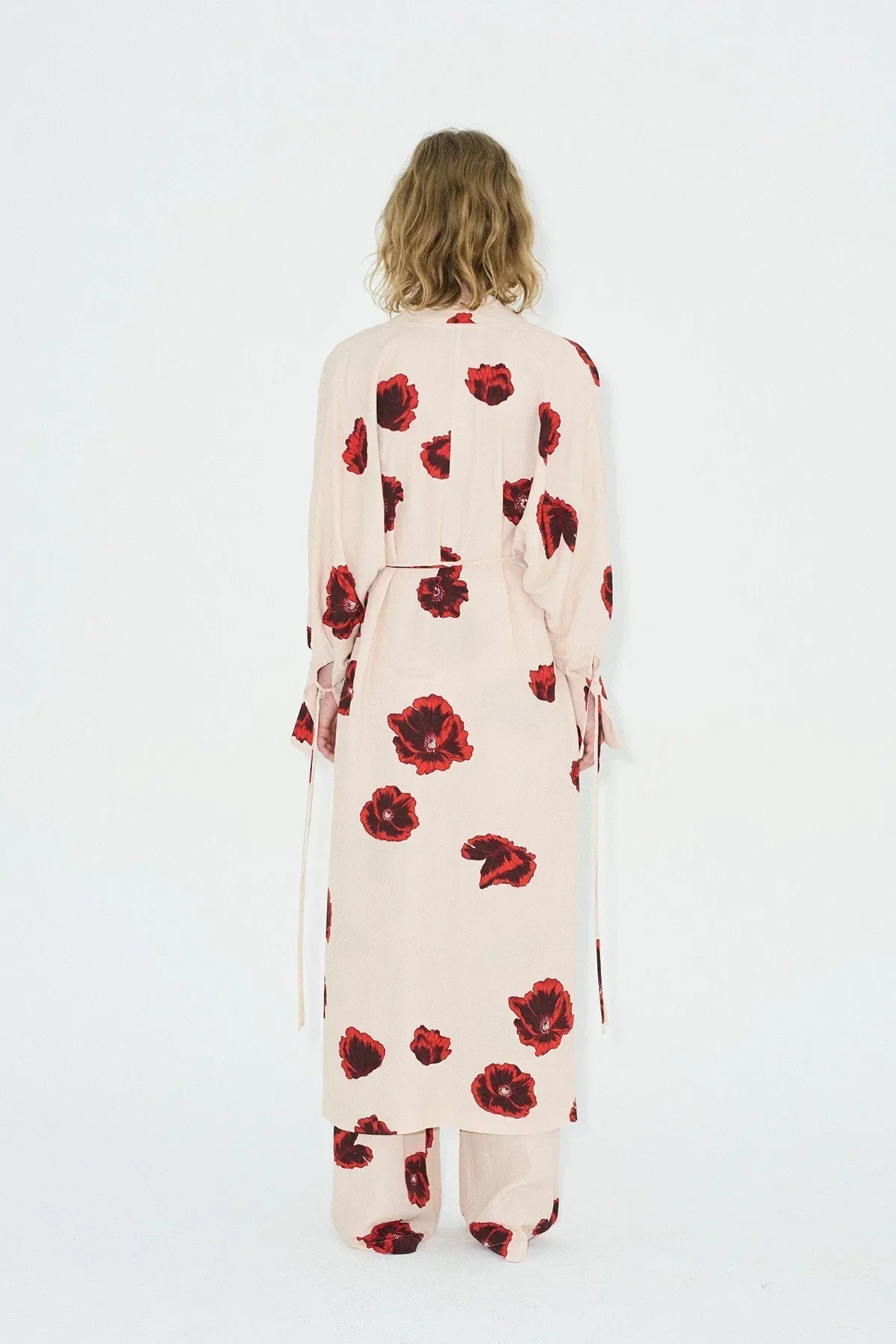 Château Luxe Paris™ | Sahara Print Kimono Poppy