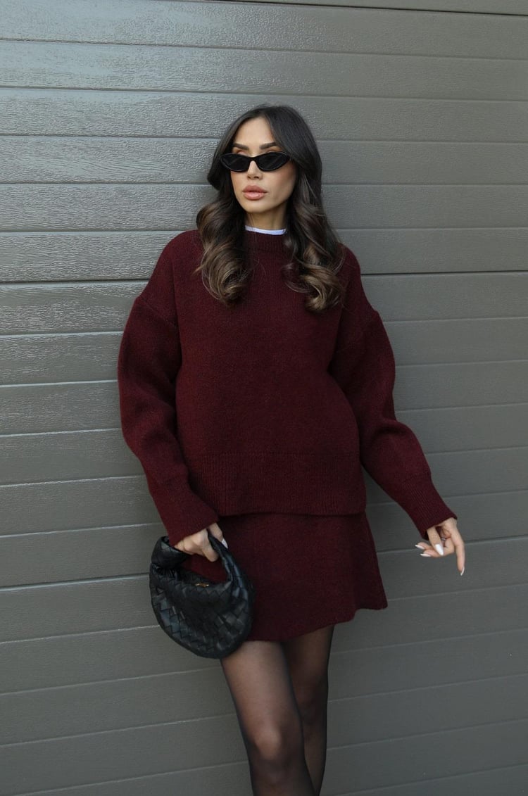 Elsie | Knitted Set (Top + Skirt)