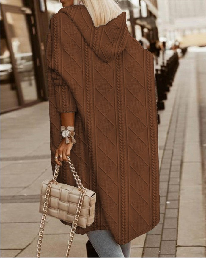 Jessie | Extended Length Hooded Cardigan