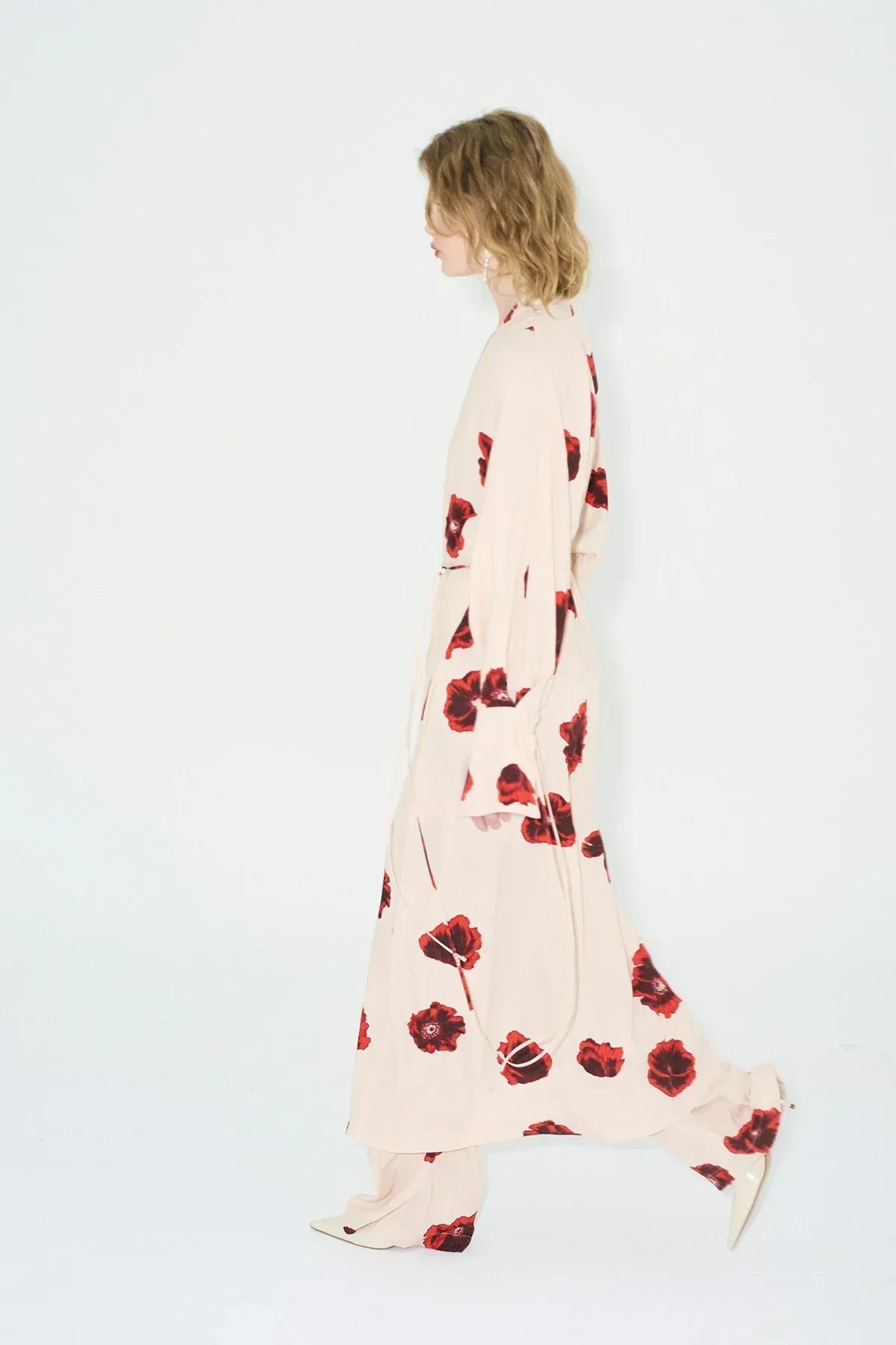 Château Luxe Paris™ | Sahara Print Kimono Poppy