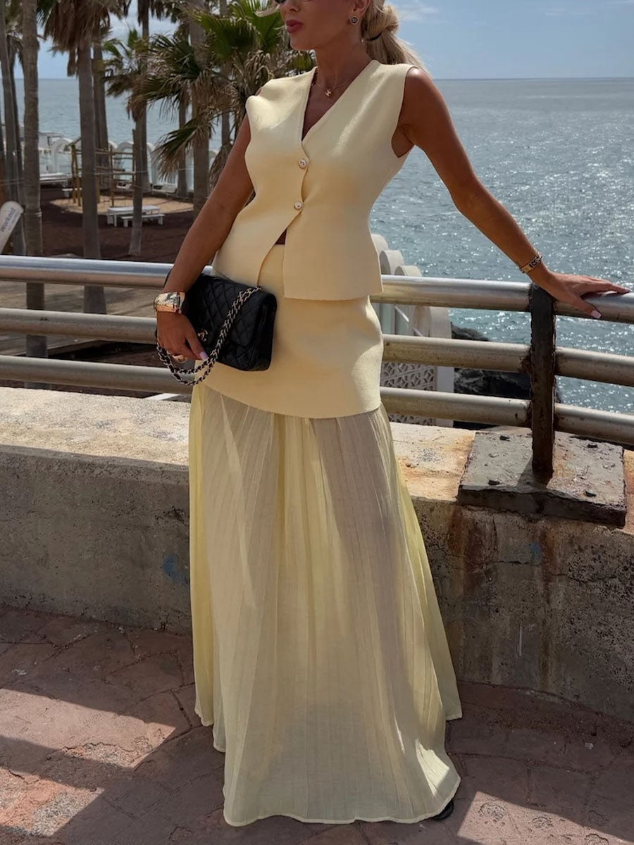 Cléa | Elegant Set & Longiline Silhouette