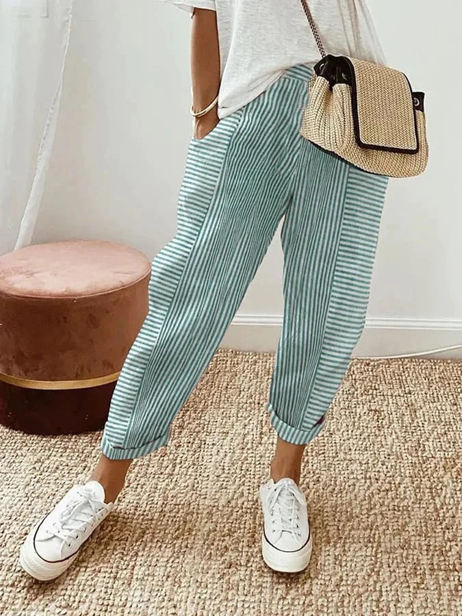 Laura | Striped Pants