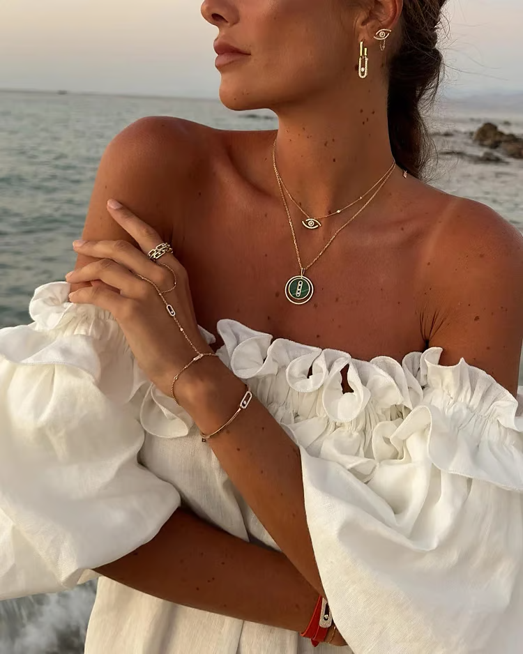 Sofia - Linen Dreams Off-Shoulder Dress