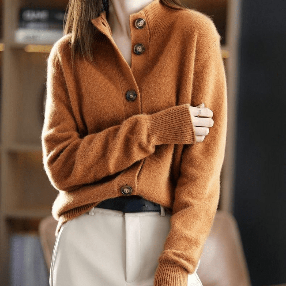 Amber | Luxurious Cashmere Knit Cardigan