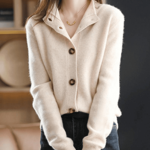 Amber | Luxurious Cashmere Knit Cardigan