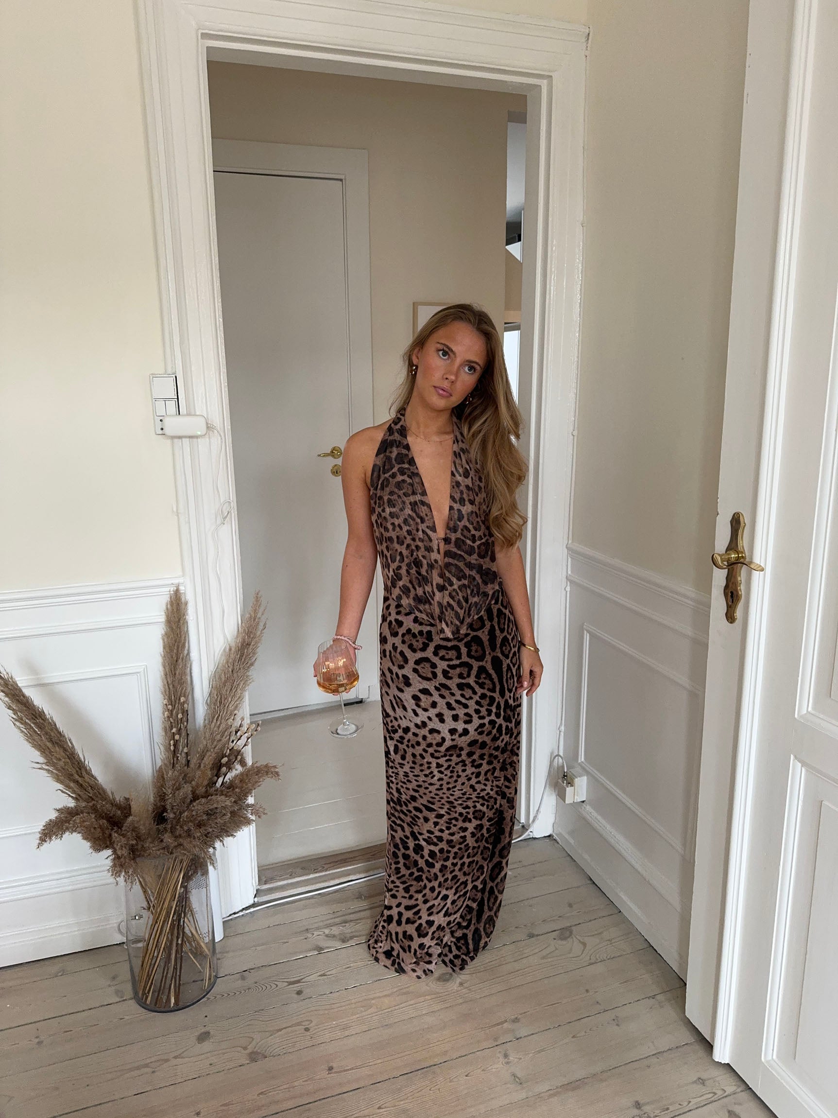 Columbine | Leopard Maxi Dress