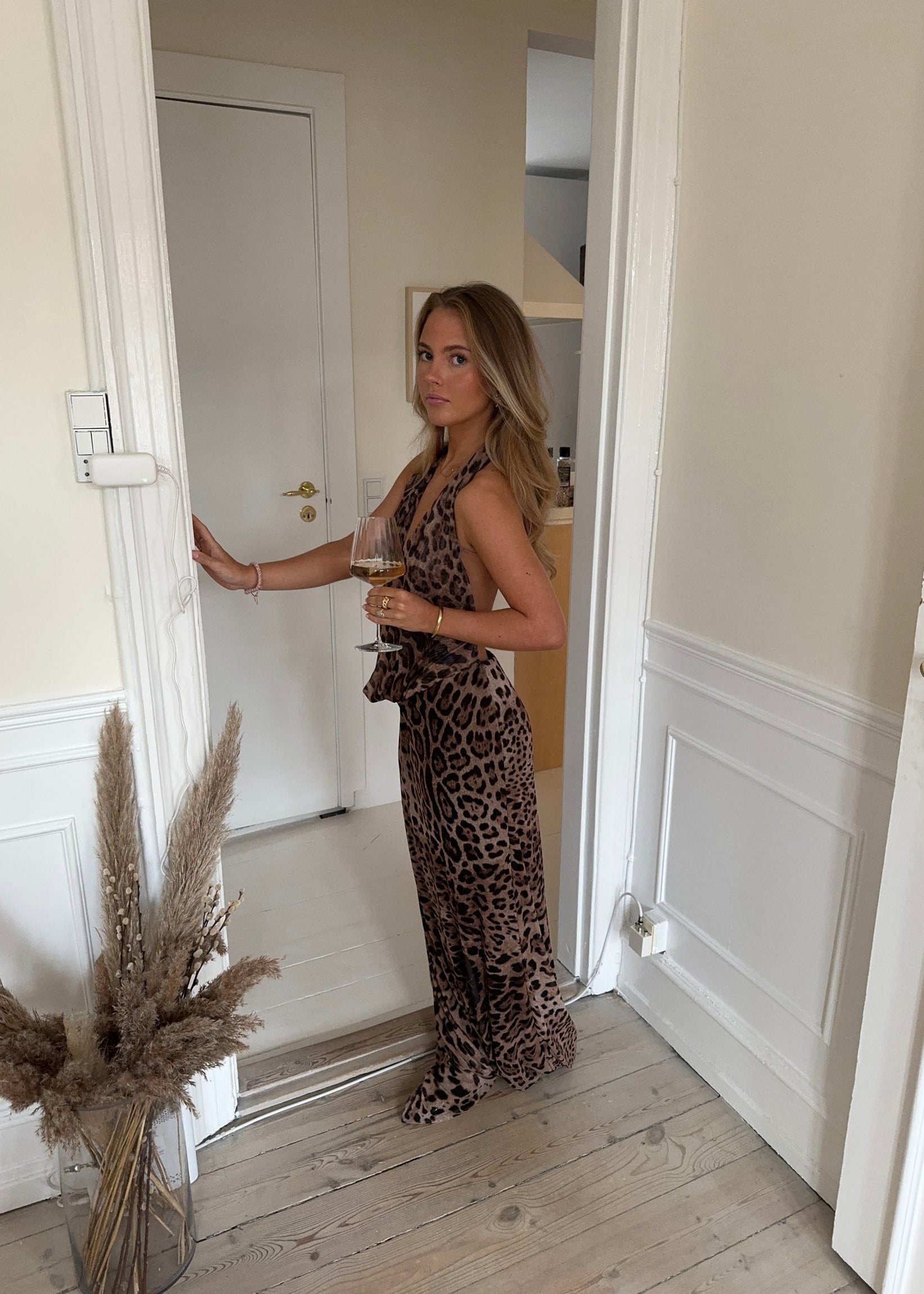 Columbine | Leopard Maxi Dress