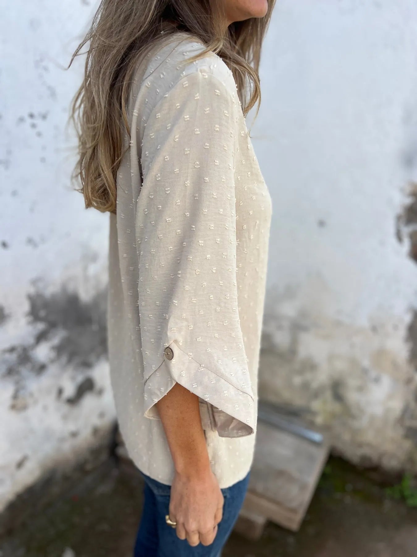 Ariane | Elegant Polka Dot Blouse