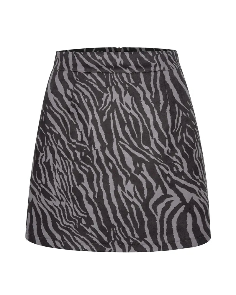 Zora | Leopard Print Bodycon Skirt