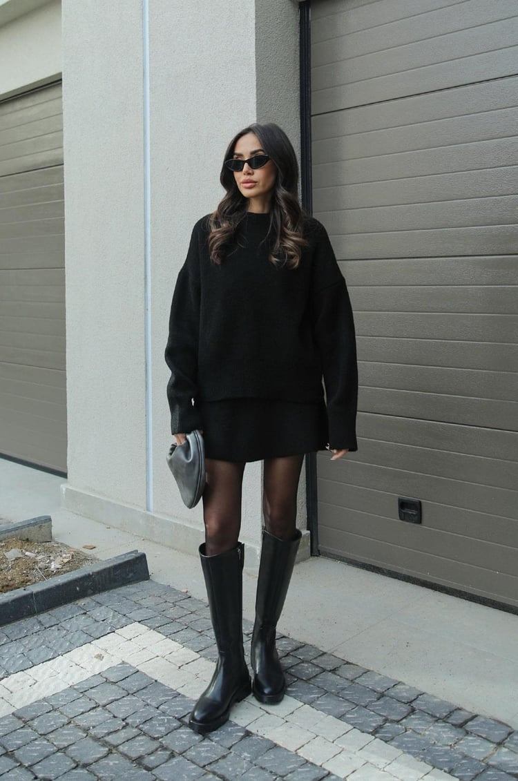 Elsie | Knitted Set (Top + Skirt)