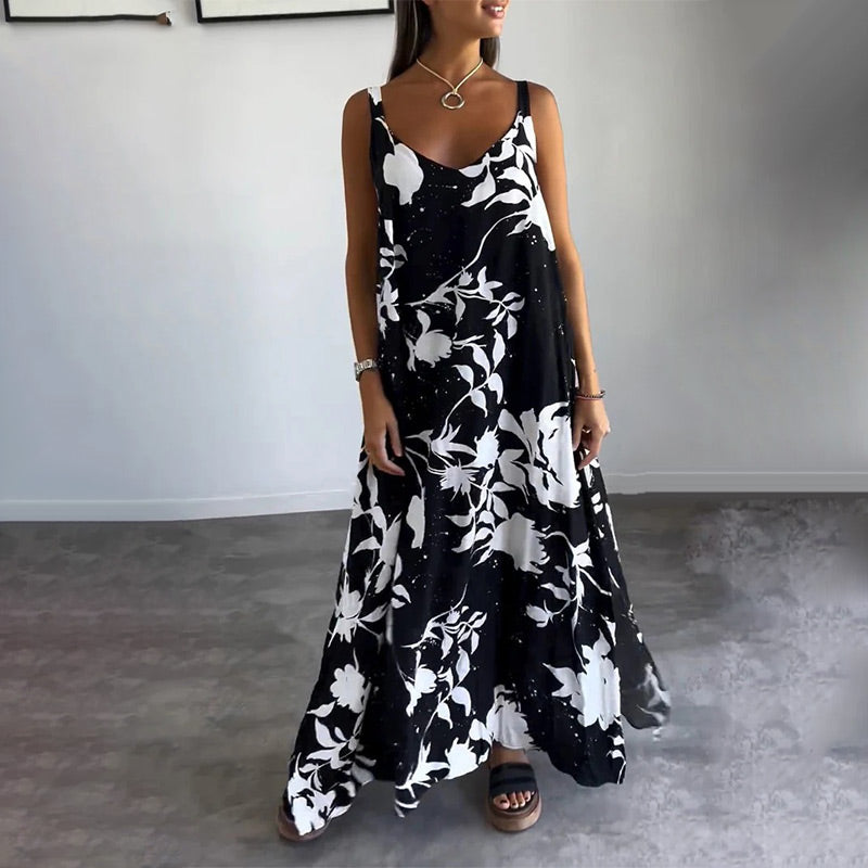 Lina | Floral Backless Dress