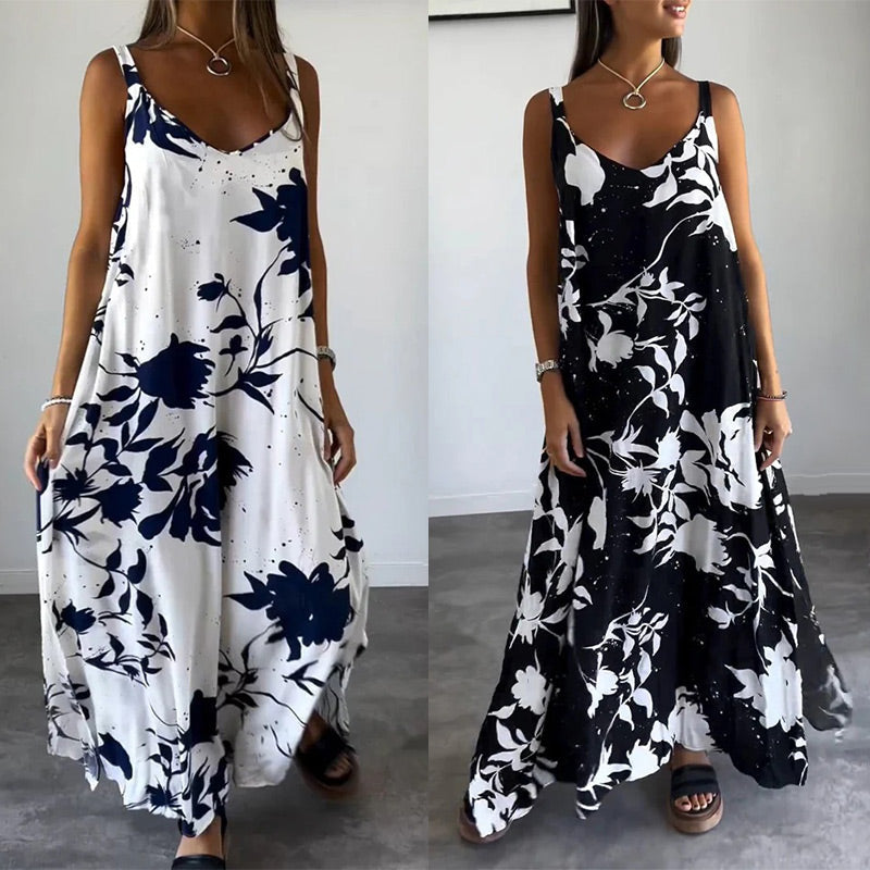 Lina | Floral Backless Dress