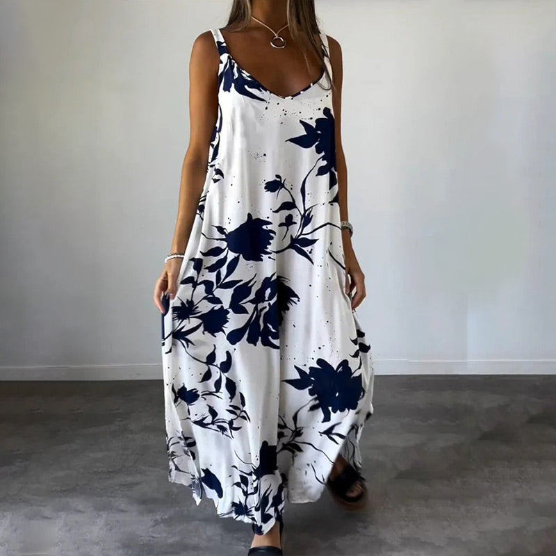 Lina | Floral Backless Dress