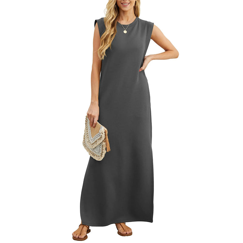Emma | Long Fluid Wrinkle-Resistant Dress