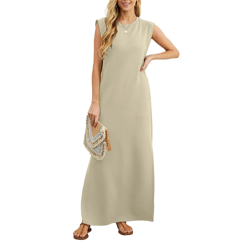 Emma | Long Fluid Wrinkle-Resistant Dress