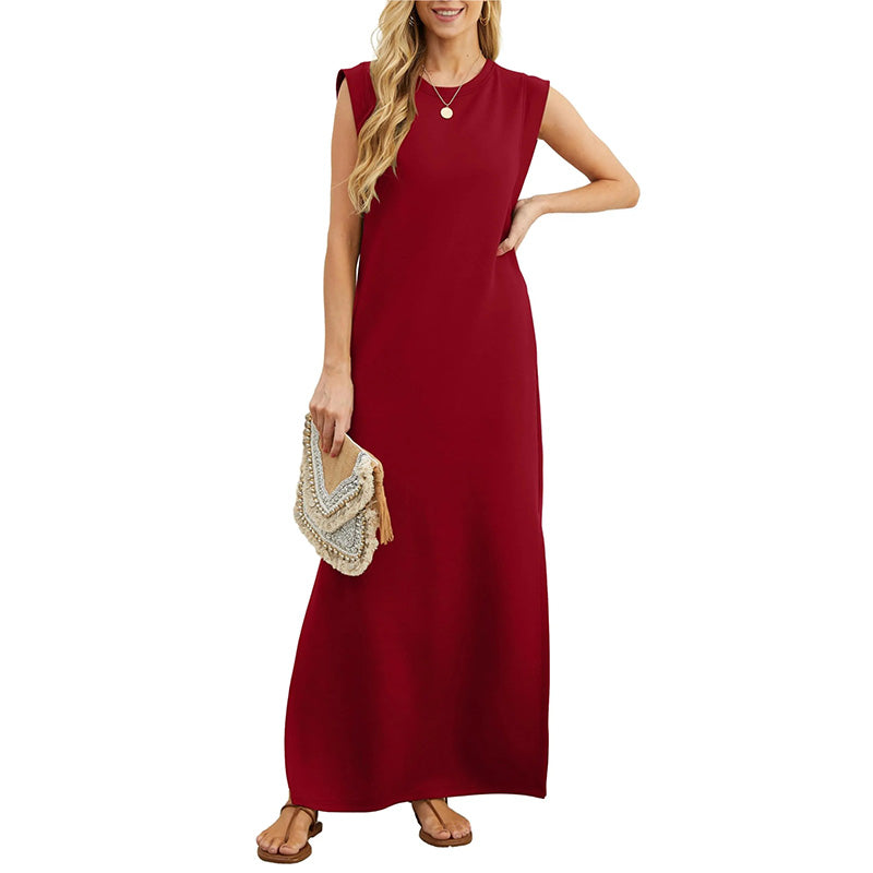 Emma | Long Fluid Wrinkle-Resistant Dress