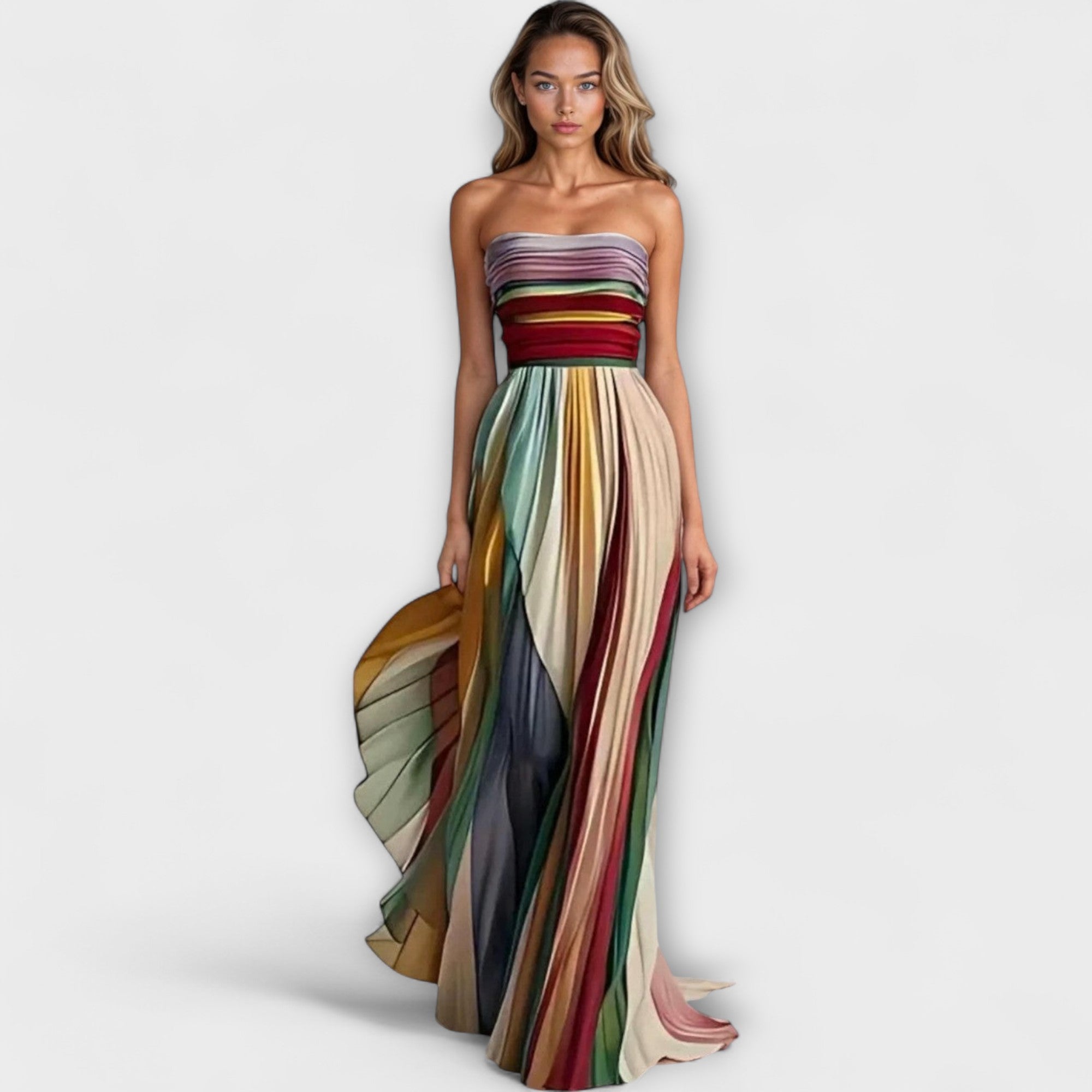 Flora | Colourful Maxi Dress