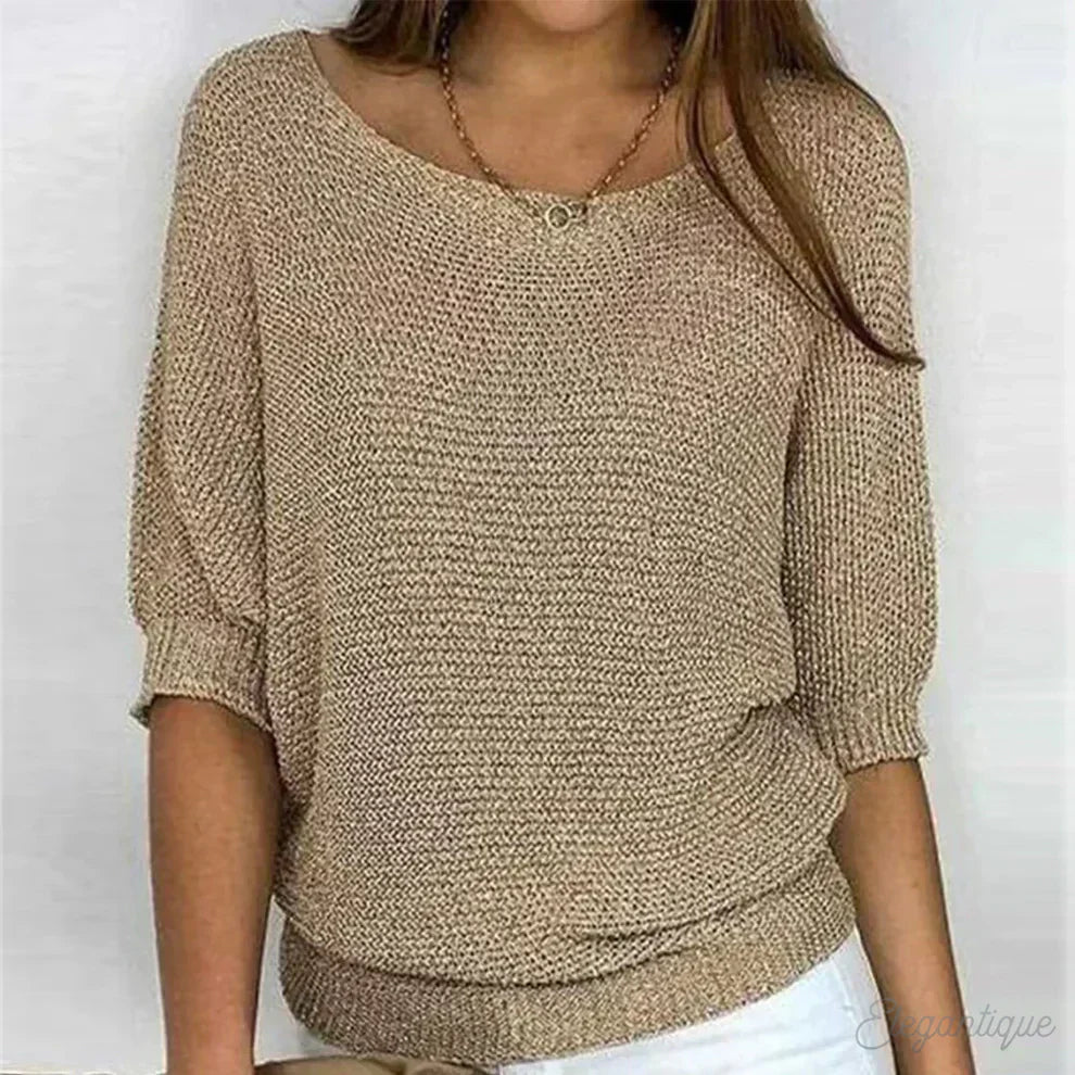 Sophia | Elegant Knit Sweater