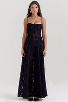 Inaya | Transparent Dress & Dark Elegance