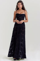 Inaya | Transparent Dress & Dark Elegance