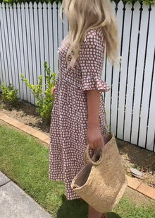 Stella - Polka Dot Midi Summer Dress