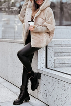 Livia™ | Warm Hooded Bomber Jacket