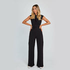 Sofia | Sleeveless Jumpsuit with Wide Legs