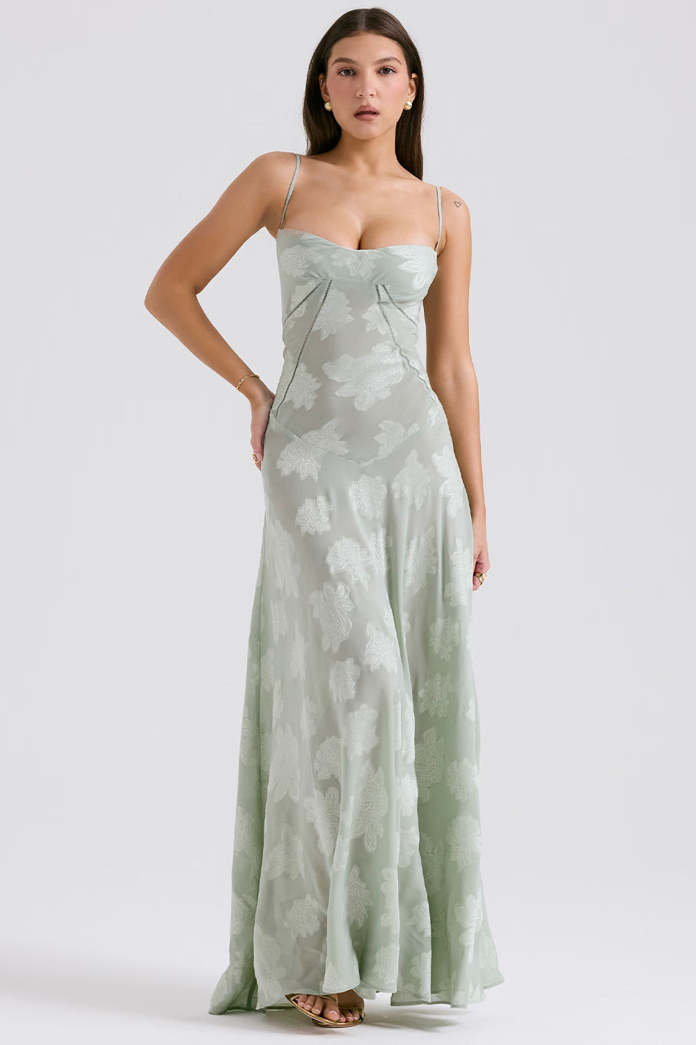 Inaya | Transparent Dress & Dark Elegance
