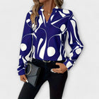 Yara | Elegant Blouse with Long Sleeves And Pointed Neckline