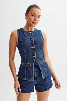Solène | Denim Set