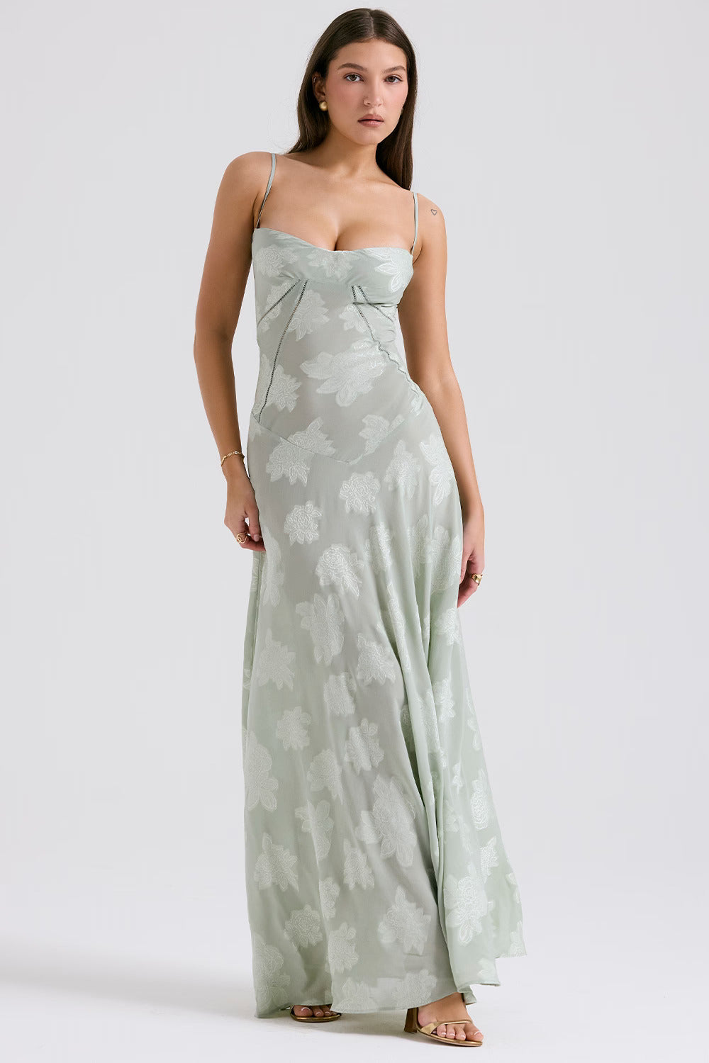 Inaya | Transparent Dress & Dark Elegance