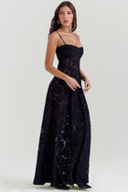 Inaya | Transparent Dress & Dark Elegance