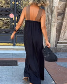 Nicole - Stylish Crossover Neckline Dress