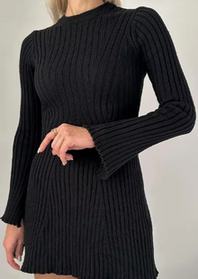 Lena | Chic Flared Knit Dress
