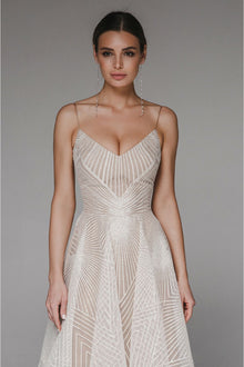 Thalassa - Sparkly Floor Length Party Dress