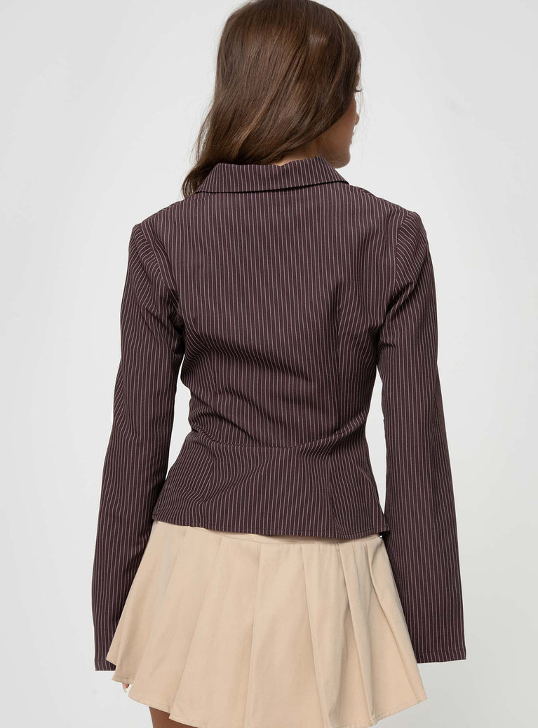 Elina | Elegant Striped Blouse