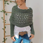 Nomine™ | Knitted Scarf with Sleeves