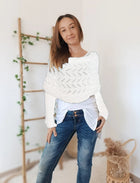 Nomine™ | Knitted Scarf with Sleeves