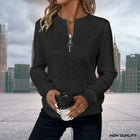 Luna | Elegant Zip-Up Sweater