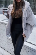 Livia™ | Warm Hooded Bomber Jacket