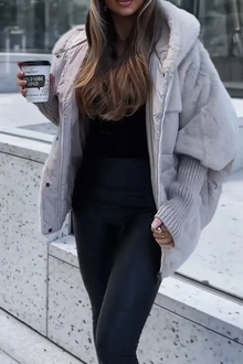 Livia™ | Warm Hooded Bomber Jacket
