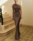 Rafaëlle | Asymmetrical Satin Dress