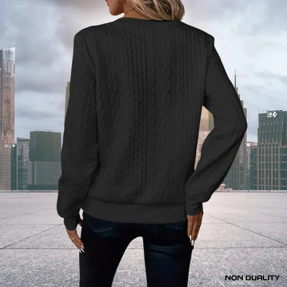 Luna | Elegant Zip-Up Sweater