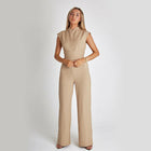 Sofia | Sleeveless Jumpsuit with Wide Legs