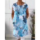 Evelyn - Casual Pocketed Short Sleeve Dress