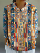Clarissa | Vintage Colourful Blouse