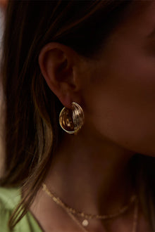 Celia Gold Hoop Earrings
