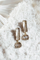 Cara Glass Crystal Earrings