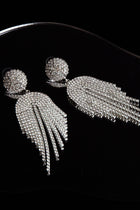 Kiara Cascade Silver Earrings